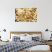 カドマスがドラゴンを攻撃しようとしている キャンバスプリント (インサイチュ (寝室))