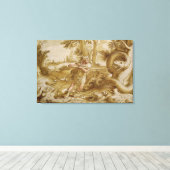 カドマスがドラゴンを攻撃しようとしている キャンバスプリント (インサイチュ (ウッドフロア))
