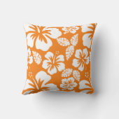 カドミウムオレンジ熱帯産ハイビスカス クッション (裏面)