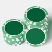 カドミウムグリーン（単色） ポーカーチップ (積み重ね)