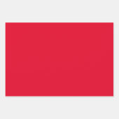 カドミウム赤無地の色 ラッピングペーパーシート (正面2)