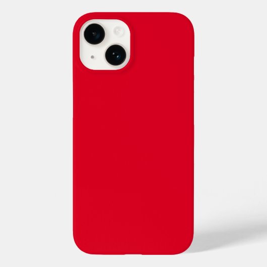 カドミウム赤無地の色 Case-Mate iPhoneケース (裏面)