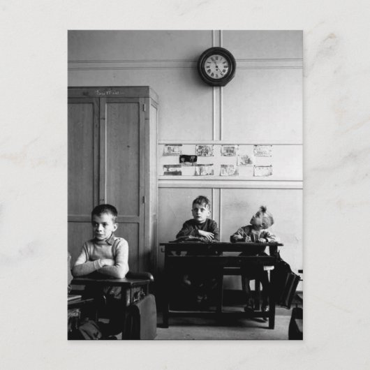 カドランscolaire 1956 - Robert Doisneau ポストカード (正面)