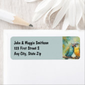 カドリングパロツトロピカルバード自然 ラベル (インサイチュ)