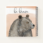 カドリーズベア |勇敢になれ ノートブック (裏面)