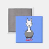 カドリー・ラマ マグネット (正面/裏面)