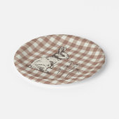 カドリーBunny Rabbits Bonanza -ハッピーイースター。 ペーパープレート (アングル)