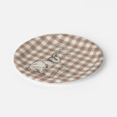 カドリーBunny Rabbits Bonanza -ハッピーイースター。 ペーパープレート (アングル)