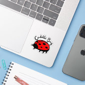 カドルバグLadybug | キュート&コージーデザイン シール (ノートパソコンとiPhone)