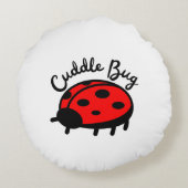 カドルバグLadybug | キュート&コージーデザイン ラウンドクッション (裏面)