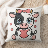 カドル牛20x20装飾用クッション クッション (ブランケット)