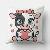 カドル牛20x20装飾用クッション クッション (正面)
