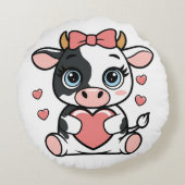 カドル牛 ラウンドクッション (裏面)