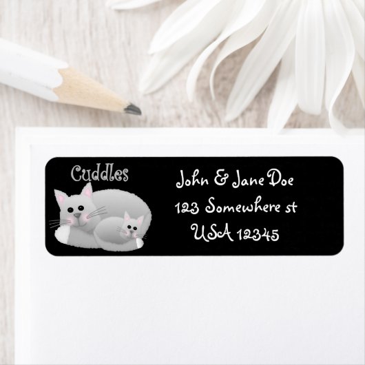 カドル猫ちゃん ラベル (インサイチュ)