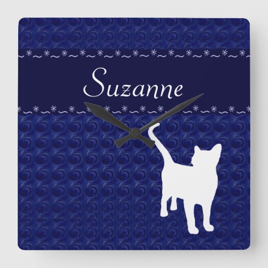 カドル猫コレクション – 時計 (正面)