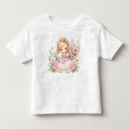 カドル王室の-プリンセスとクマ トドラーTシャツ