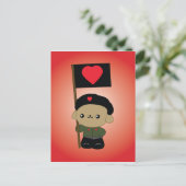 カドル革命子犬のポストカード ポストカード (スタンド正面)