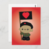 カドル革命子犬のポストカード ポストカード (正面/裏面)