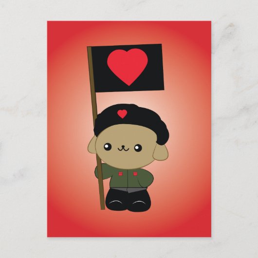 カドル革命子犬のポストカード ポストカード (正面)