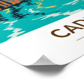 カドレイク州パークテキサス州ヴィンテージ ポスター (角)