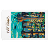 カドレイク州パークテキサス州ヴィンテージ マグネット (横)