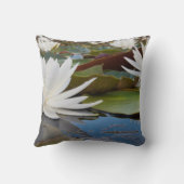 カドーの香りの良い水ユリ(ニンファエア·オドラタ) クッション (裏面)