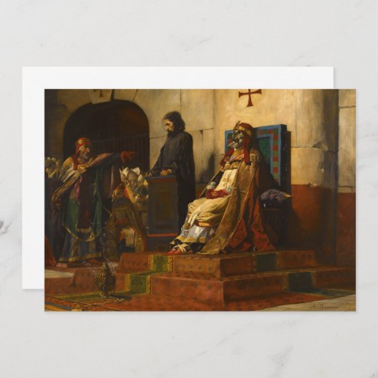 カドーバー・シノド、教皇フォルモソス、ステファン6世 サンキューカード (正面/裏面)