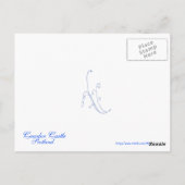 カドール城の遠くから ポストカード (裏面)