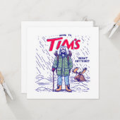 カナおもしろいダコーヒー カード (正面/裏面インサイチュ)