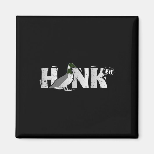 カナおもしろいダングースゲーズホンクノースバード狩り マグネット (正面)