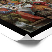 カナでの結婚の饗宴，宴会の詳細 ポスター (角)