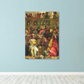 カナでの結婚祝い キャンバスプリント (インサイチュ (ウッドフロア))