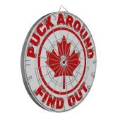 カナのまわりにダメープルリーフを探す ダーツボード (正面左)