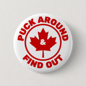 カナのまわりにダメープルリーフを探す 缶バッジ (正面)