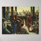 カナの結婚イエス・キリスト、水からワイン ポスター (正面)
