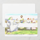 カナの結婚式のイエスとマリア 招待状 (正面/裏面)