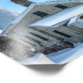 カナアイランドライトハウスインウィンターフォトプリント フォトプリント            (角)