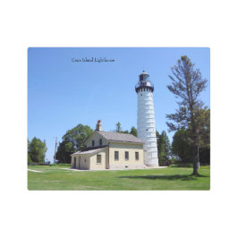 カナアイランドライトハウスメタルウォールアート メタルプリント