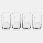 カナアイランドライトハウス缶ガラス ガラス缶 (裏面)