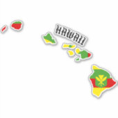 カナカマオリハワイ諸島 シール (正面)