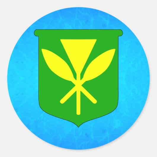 カナカマオリ ラウンドシール (正面)