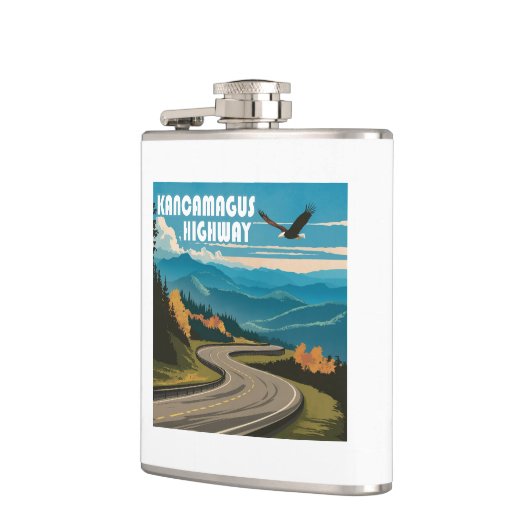 カナガグハイウェイニューハンプシャーイーグル フラスク (左)