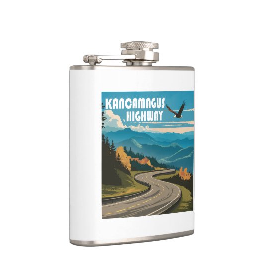 カナガグハイウェイニューハンプシャーイーグル フラスク (右)