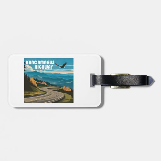 カナガグハイウェイニューハンプシャーイーグル ラゲッジタグ (裏面横)