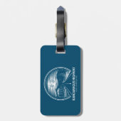 カナガグハイウェイニューハンプシャーフォレスト ラゲッジタグ (裏面縦)