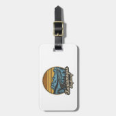 カナガグハイウェイニューハンプシャーレトロ ラゲッジタグ (正面縦)