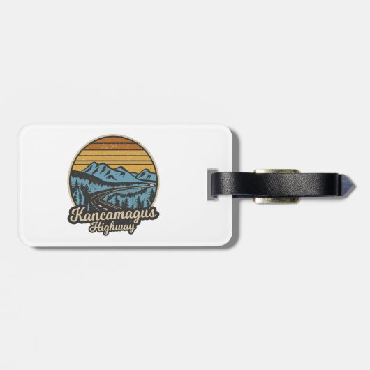 カナガグハイウェイニューハンプシャーレトロ ラゲッジタグ (裏面横)