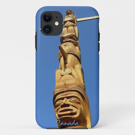 カナクールダIPhone 5ケースCanada Totem Pole Gift Case-Mate iPhoneケース (裏面)