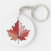 カナコンテンポラリーダメイプルリーフID1071 キーホルダー (裏面)