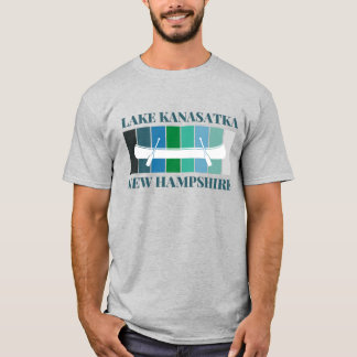 カナサトカモダンTシャツ湖 Tシャツ
